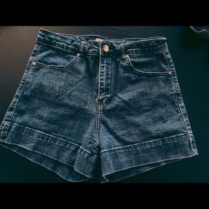 Forever 21 blue denim shorts